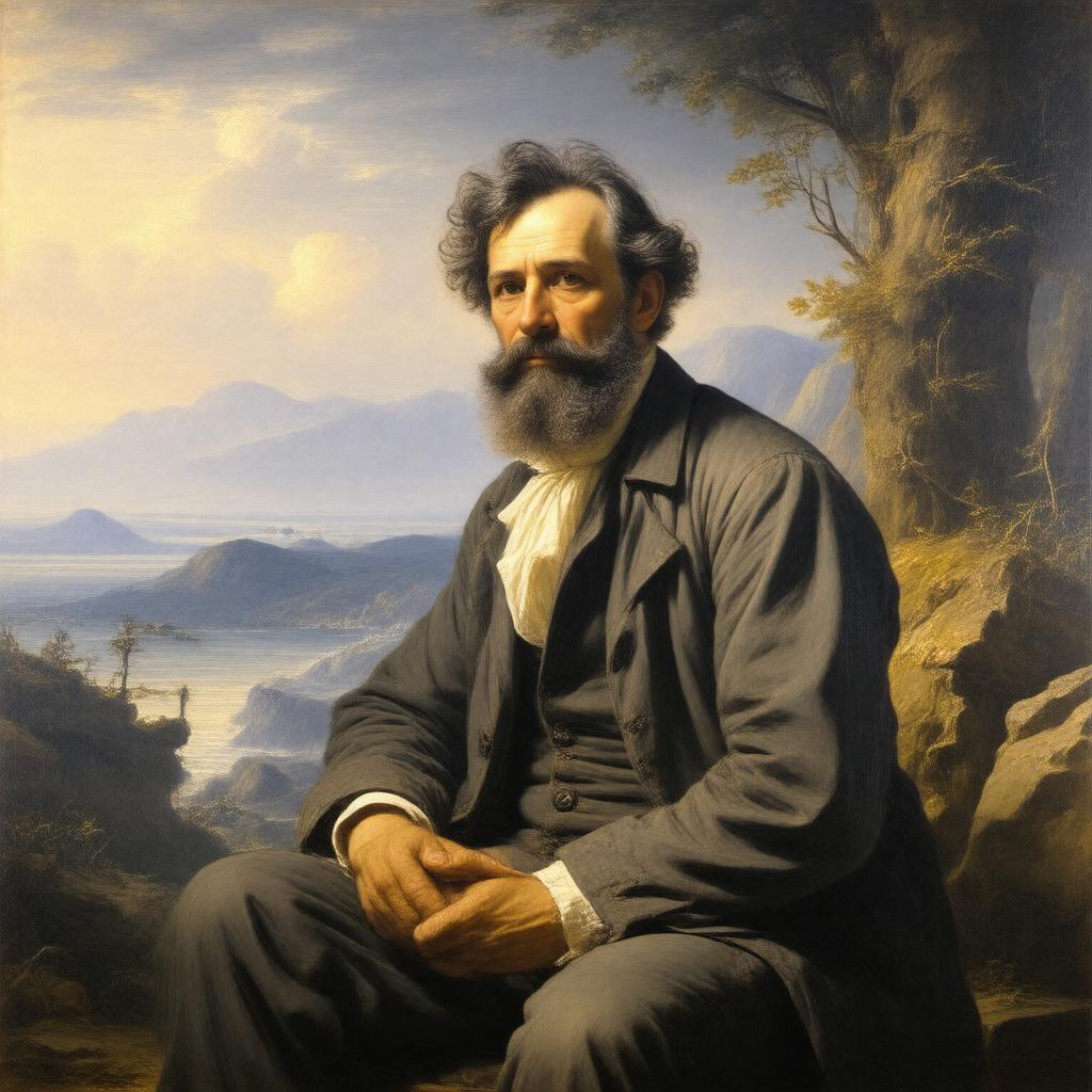 AI-created image of Joseph Mallord William Turner