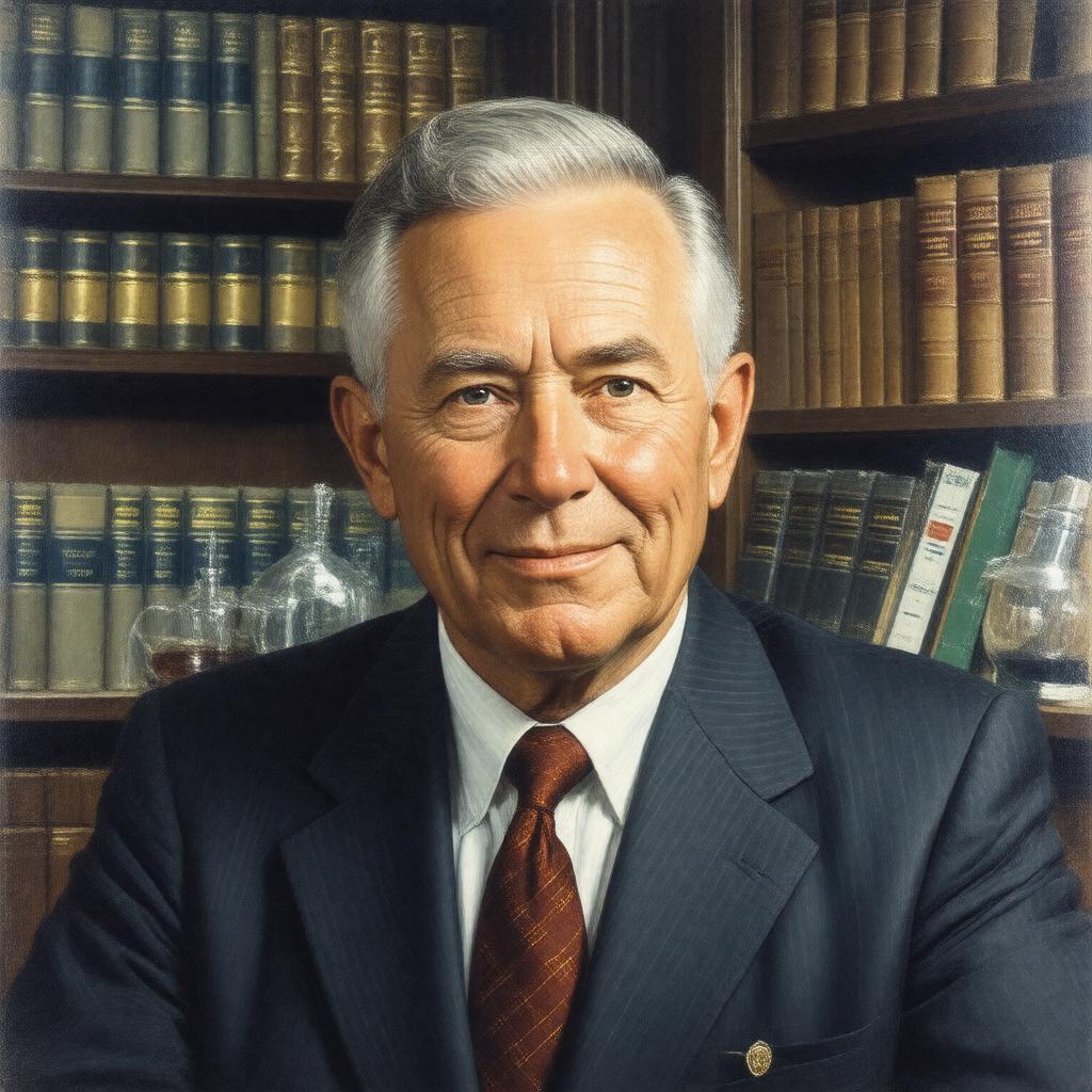 AI-created image of Joseph O. Hirschfelder