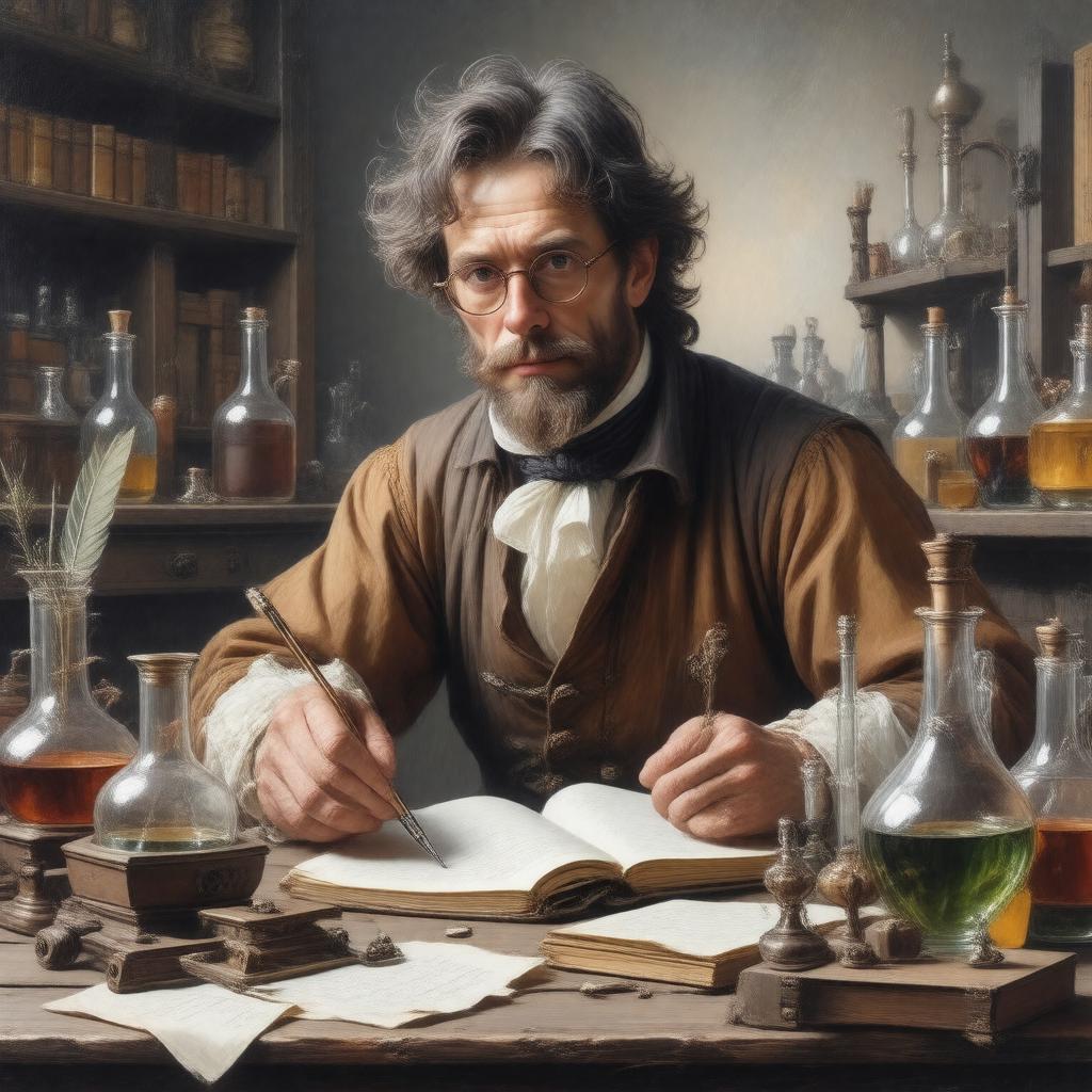 AI-created image of Joseph Priestley