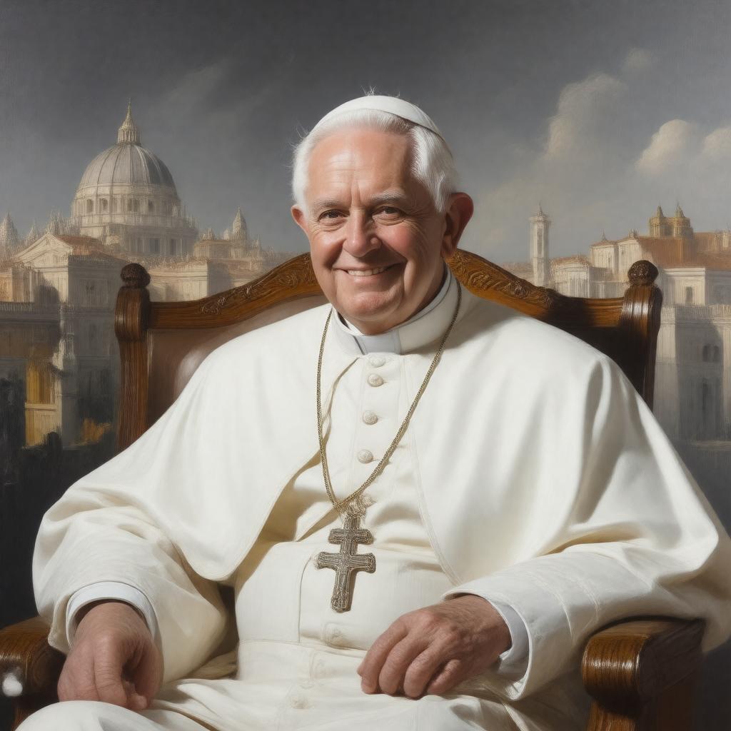 AI-created image of Joseph Ratzinger