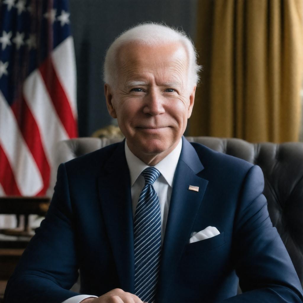 AI-created image of Joseph Robinette Biden III