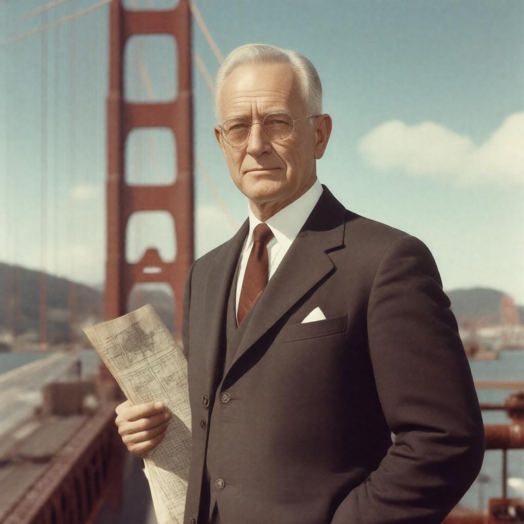 AI-created image of Joseph Strauss