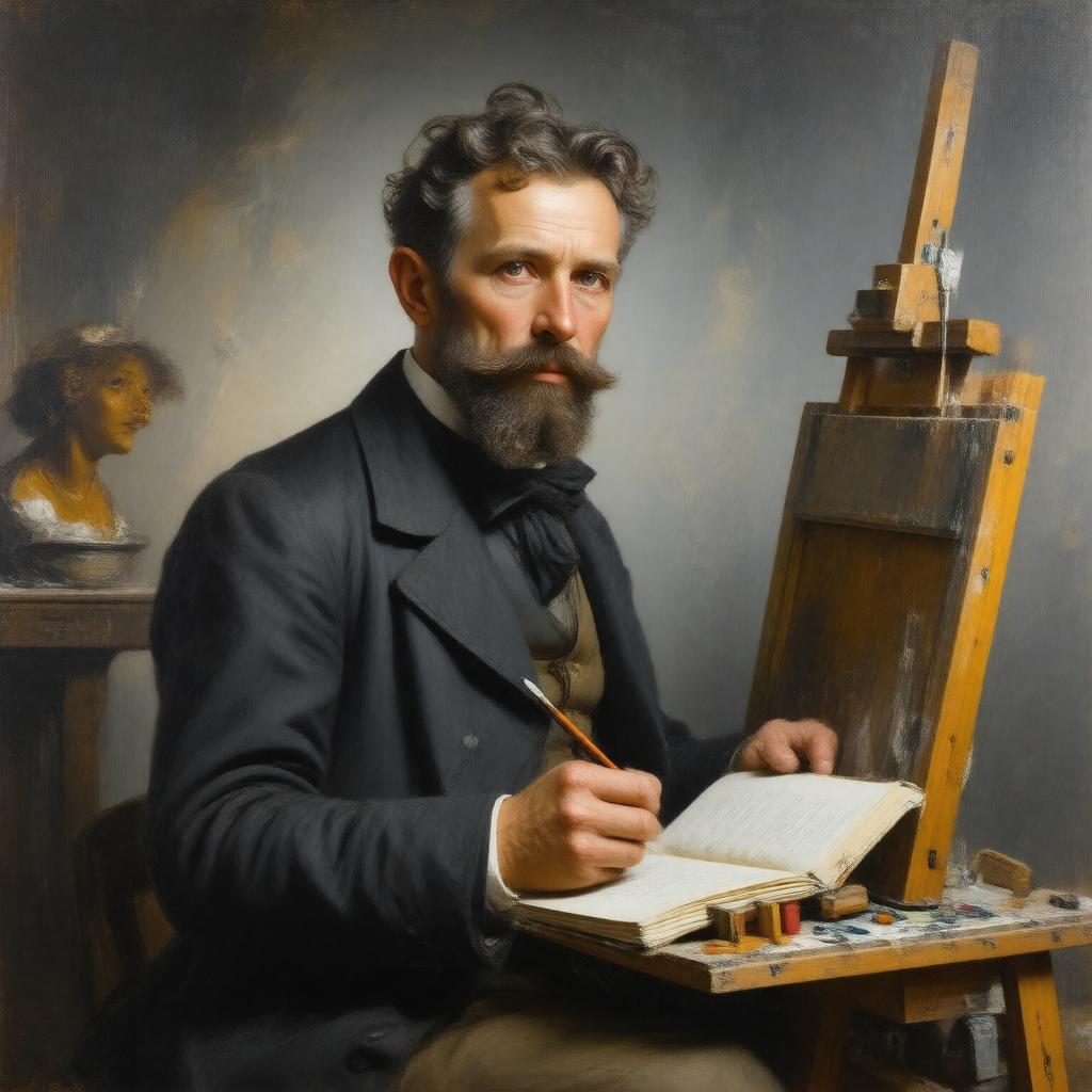 Click to view larger image AI-created image of Joseph Syddall