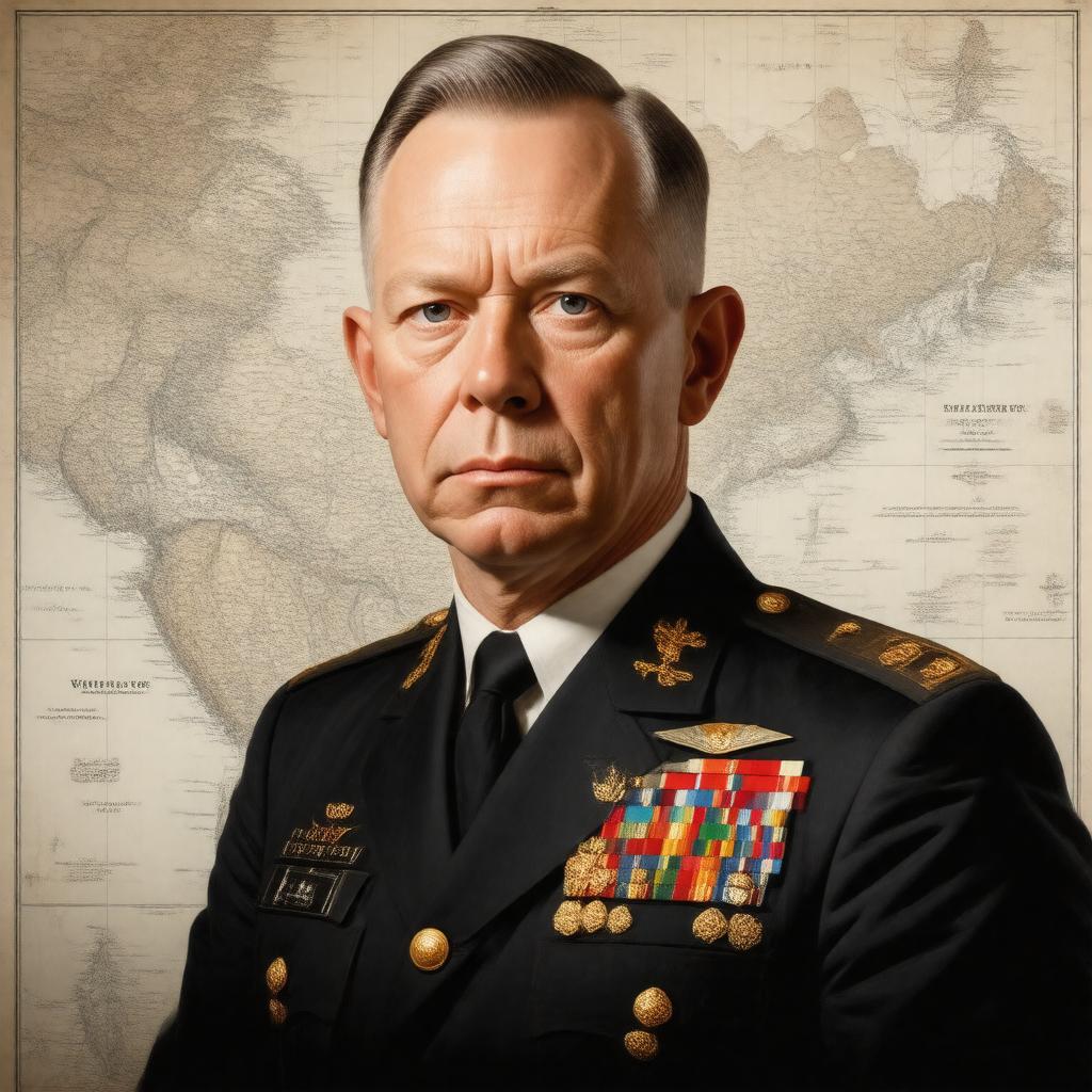 AI-created image of Joseph W. Stilwell