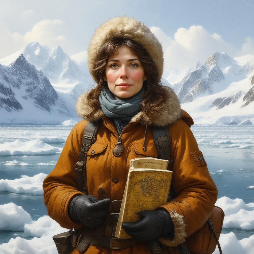 AI-created image of Josephine Diebitsch Peary