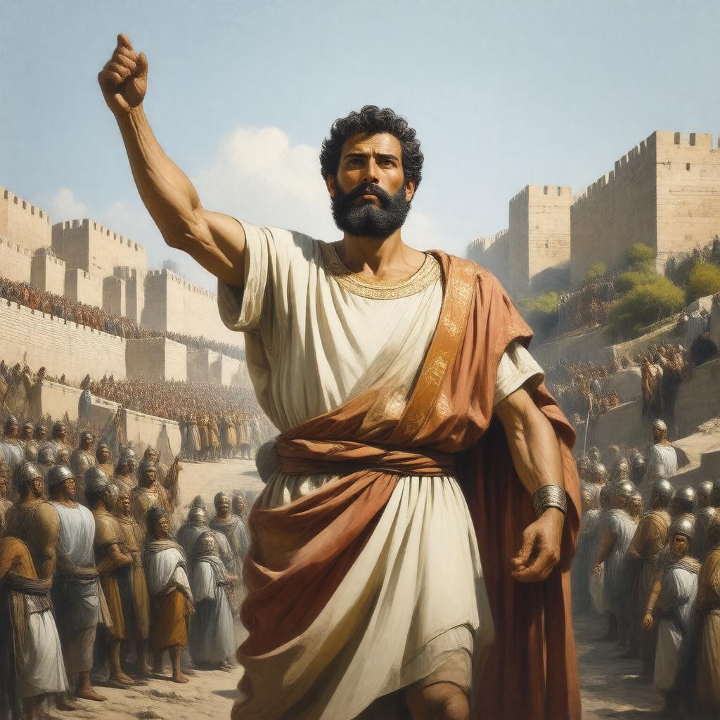 AI-created image of Joshua