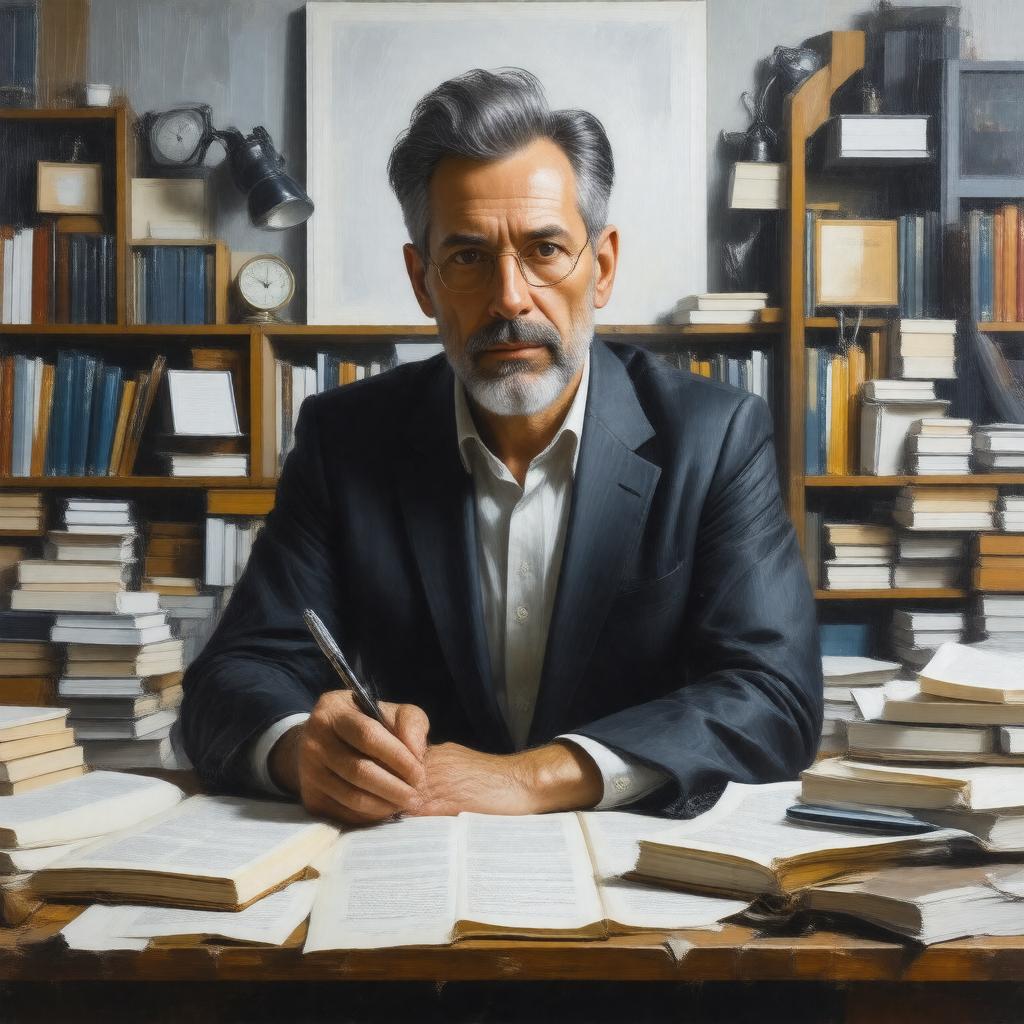 AI-created image of Joshua Cohen