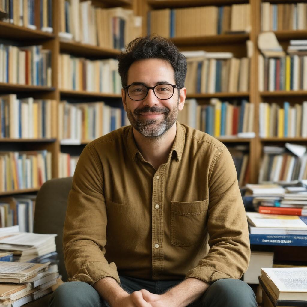 AI-created image of Joshua Foer