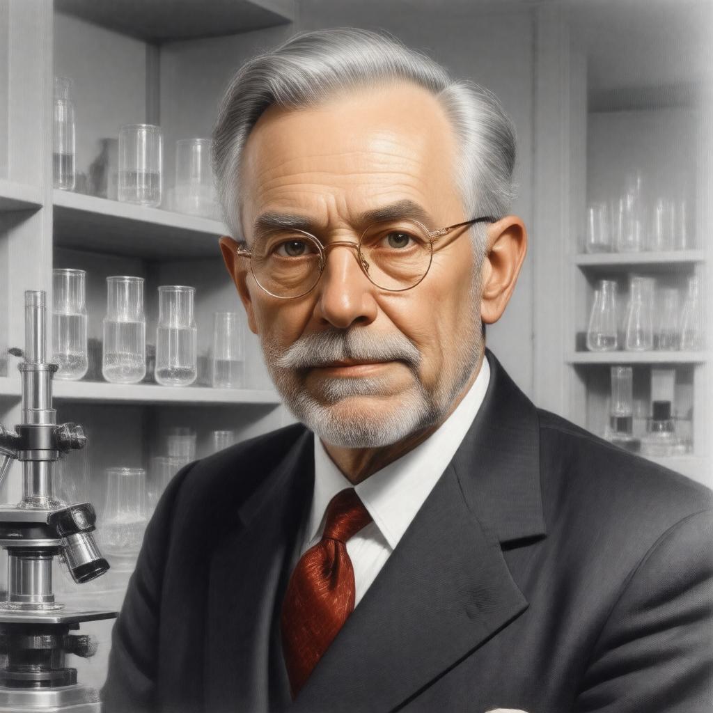 AI-created image of Joshua Lederberg