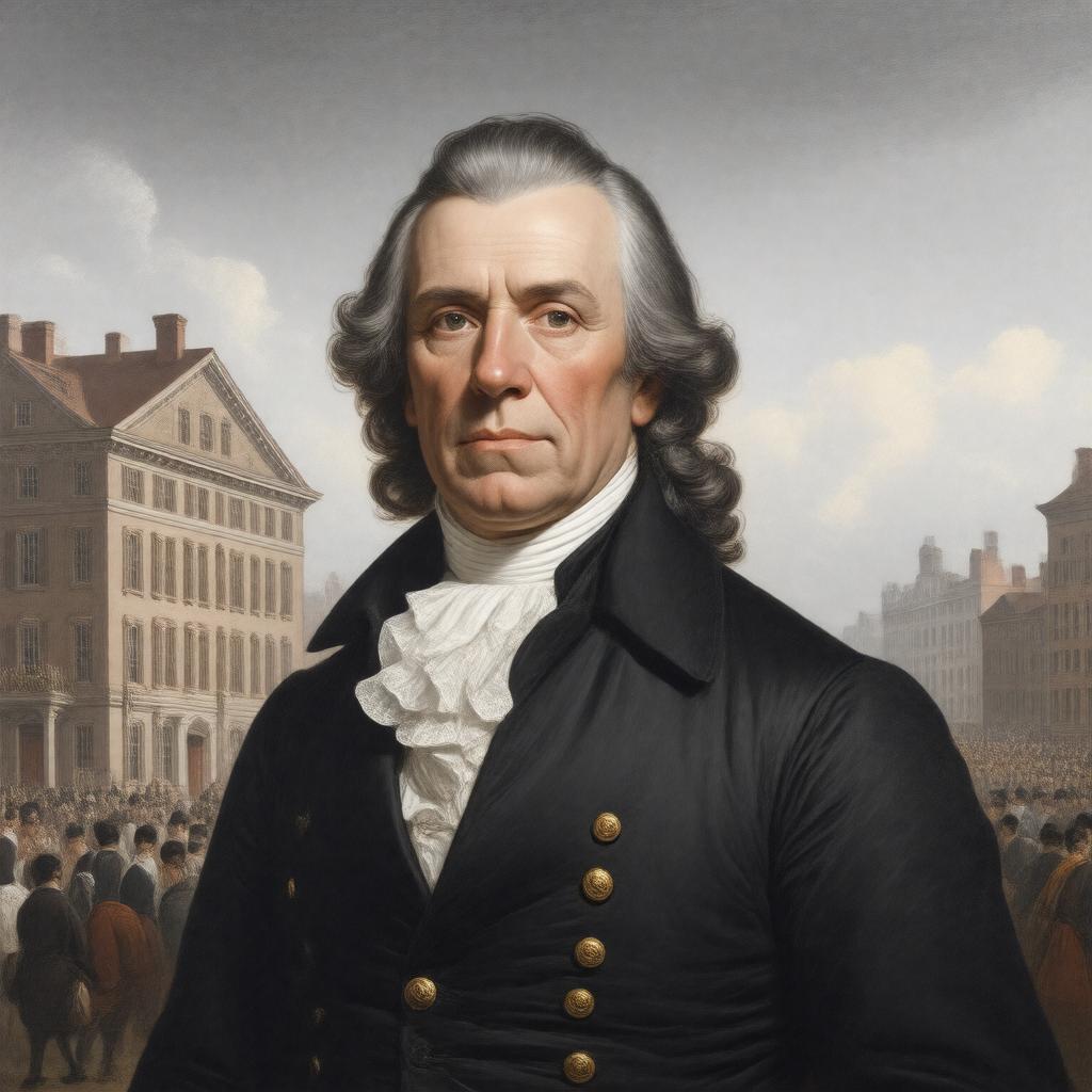 Click to view larger image AI-created image of Josiah Quincy II