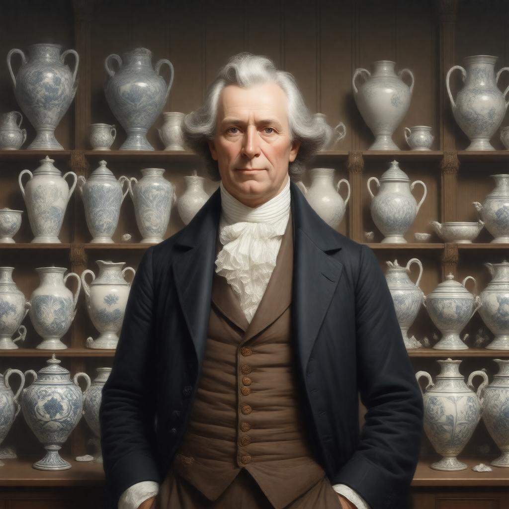 AI-created image of Josiah Wedgwood