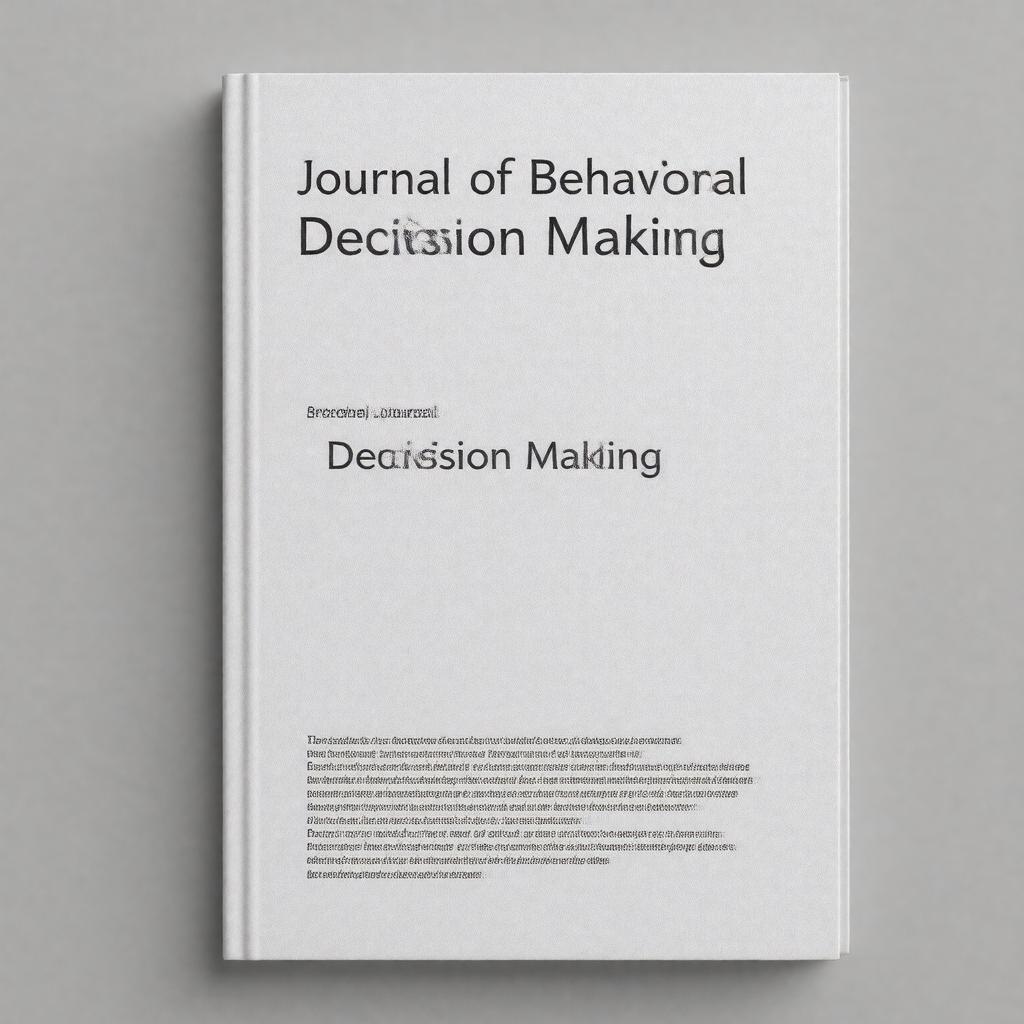 Click to view larger image AI-created image of Journal of Behavioral Decision Making