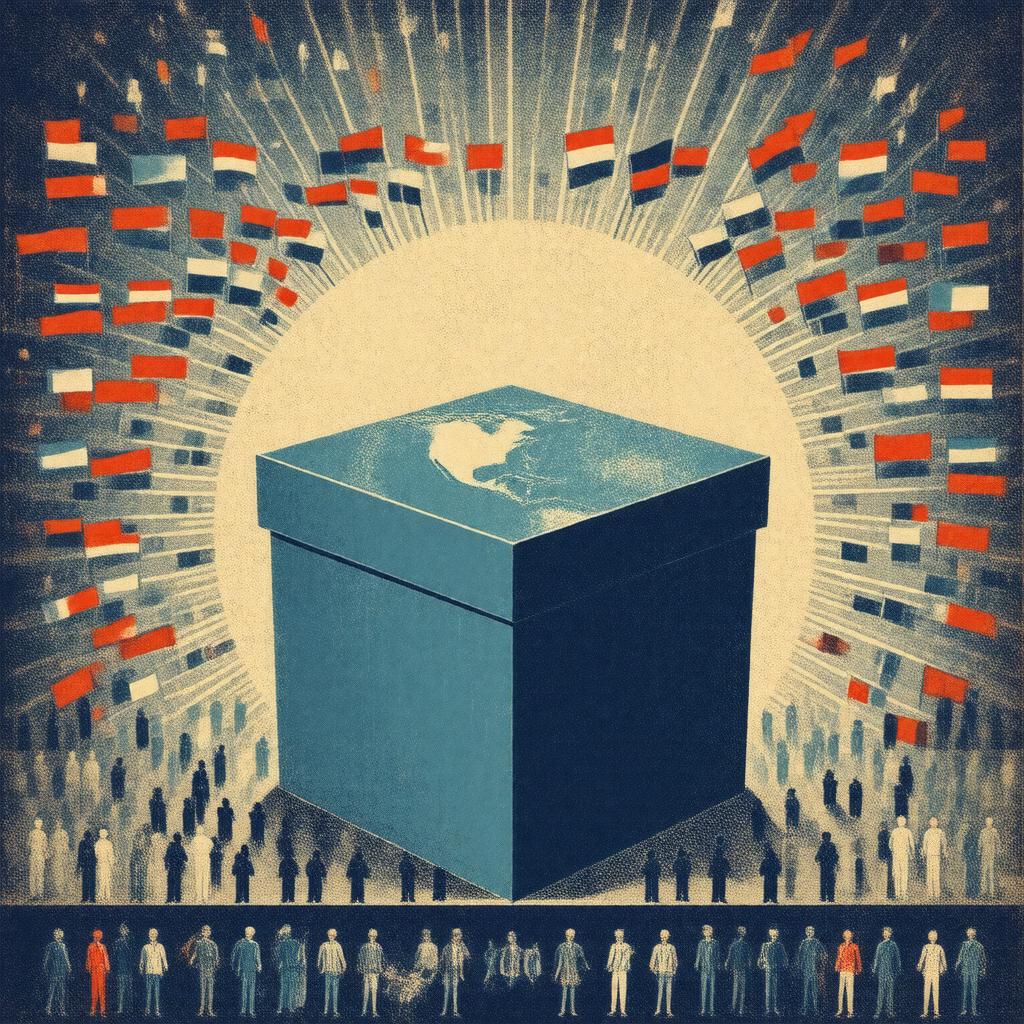Click to view larger image AI-created image of Journal of Democracy