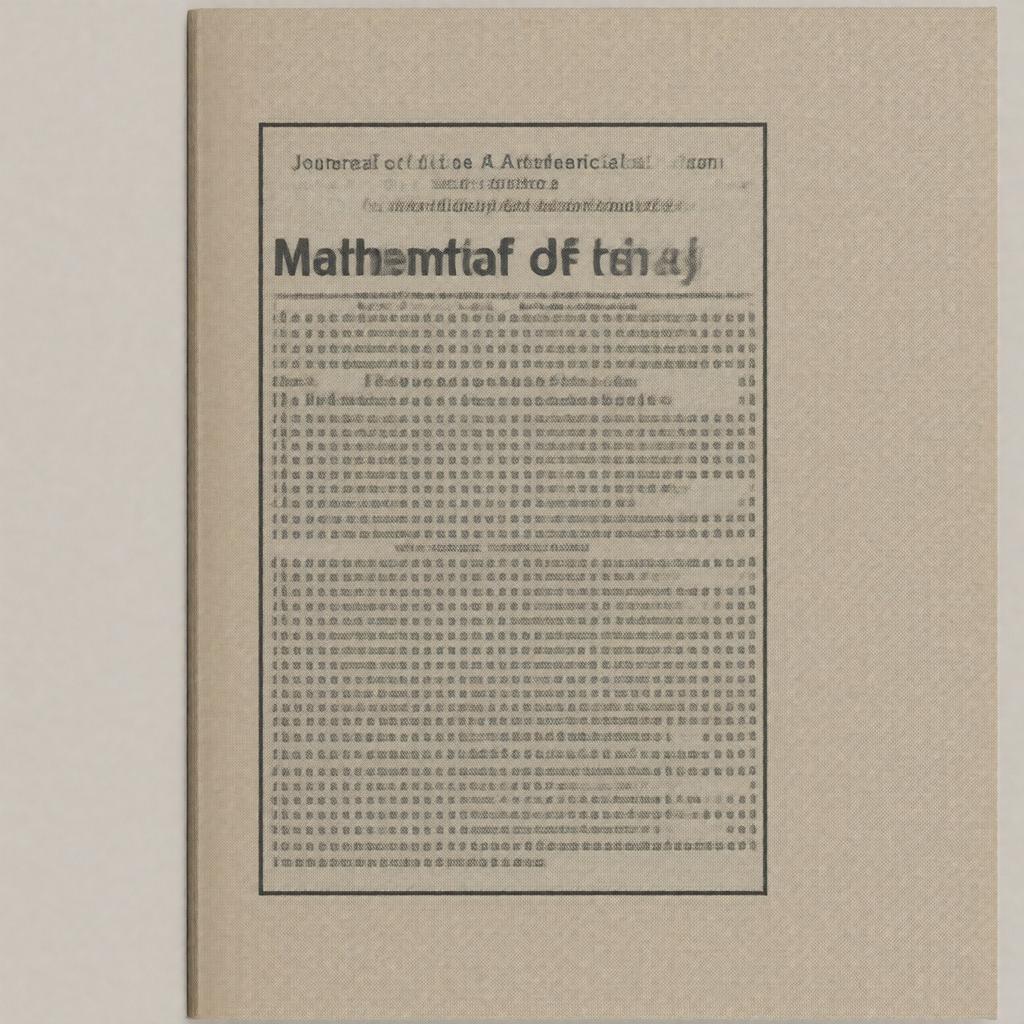 Click to view larger image AI-created image of Journal of the American Mathematical Society