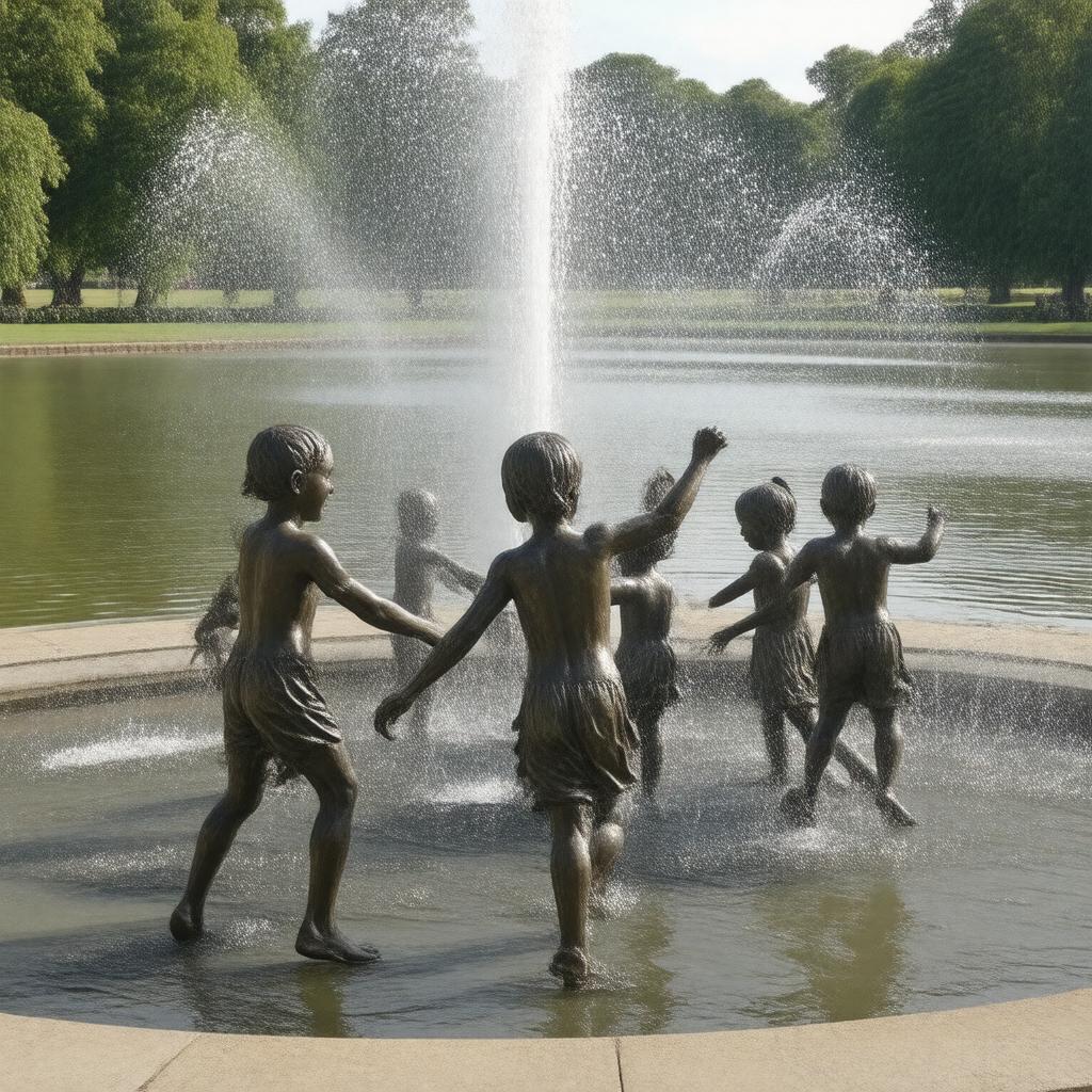 AI-created image of Joy of Life Fountain