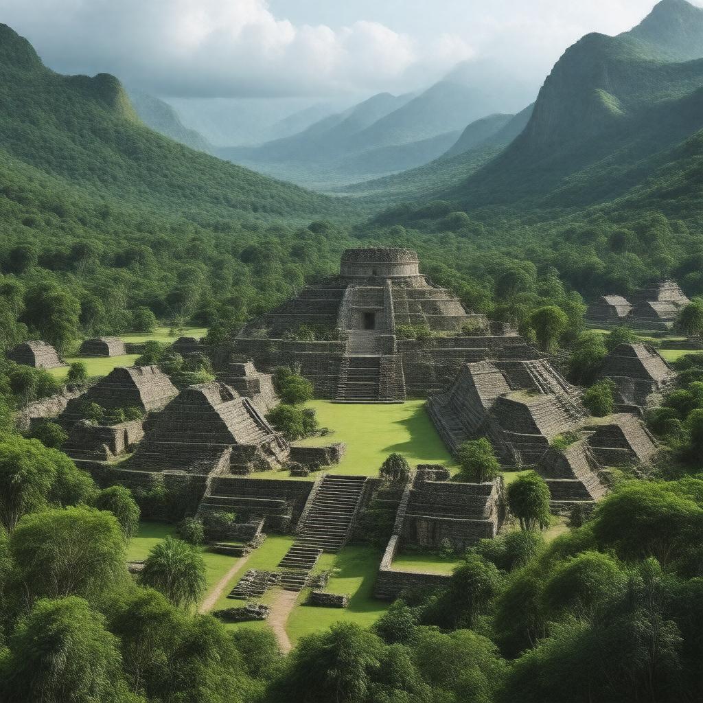 AI-created image of Joya de Cerén