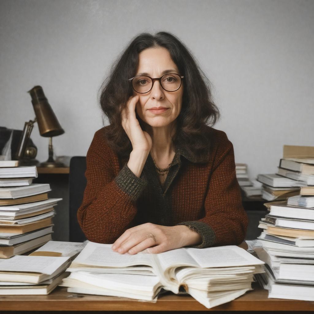 AI-created image of Joyce Carol Oates