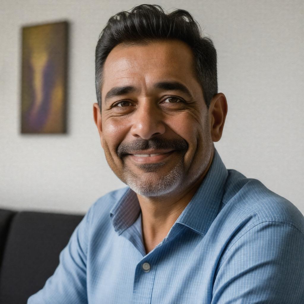 AI-created image of Juan Flores