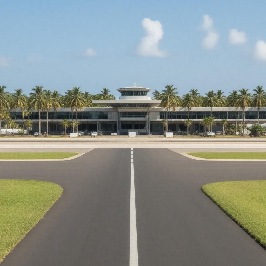 AI-created image of Juan Gualberto Gómez Airport