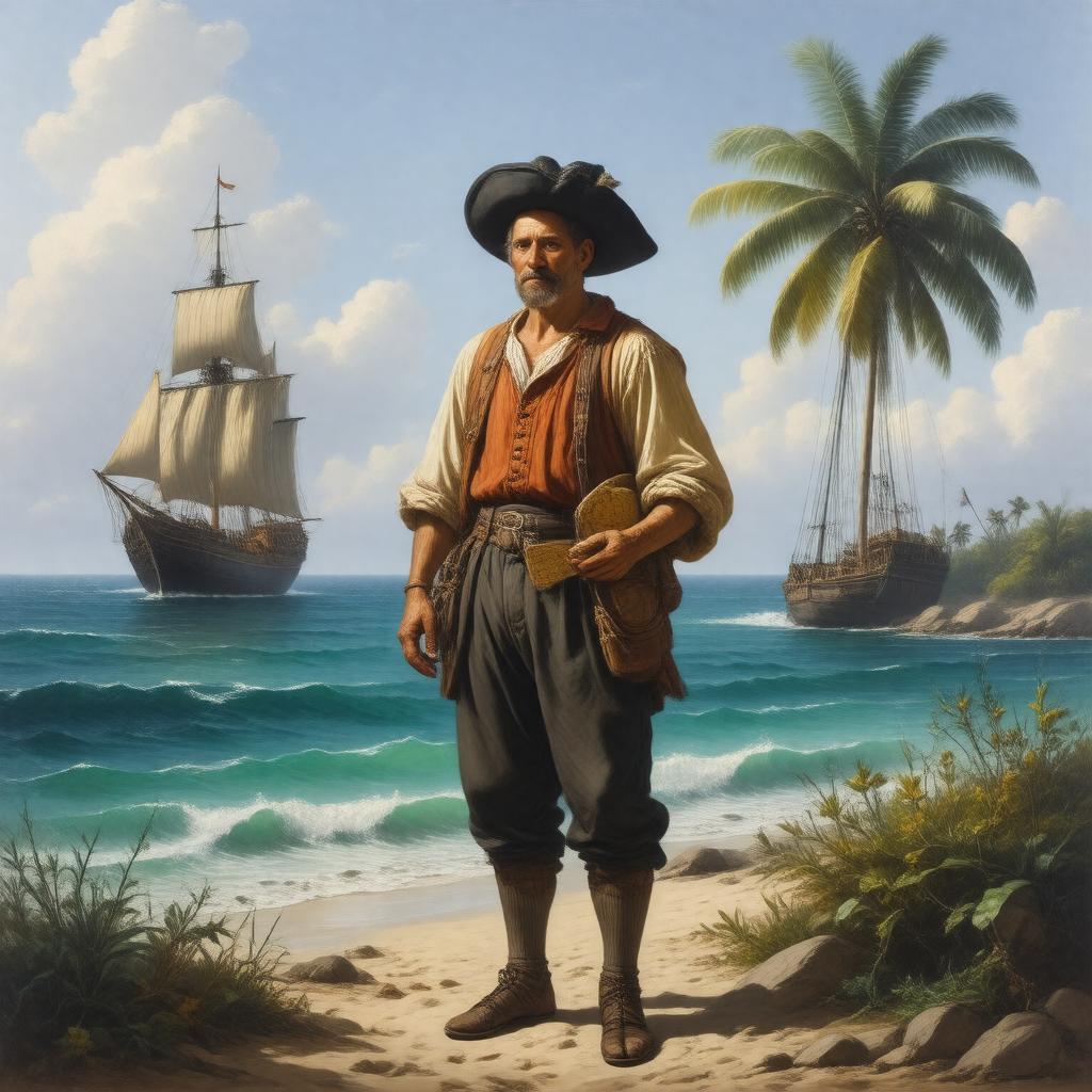 Click to view larger image AI-created image of Juan de Bermúdez