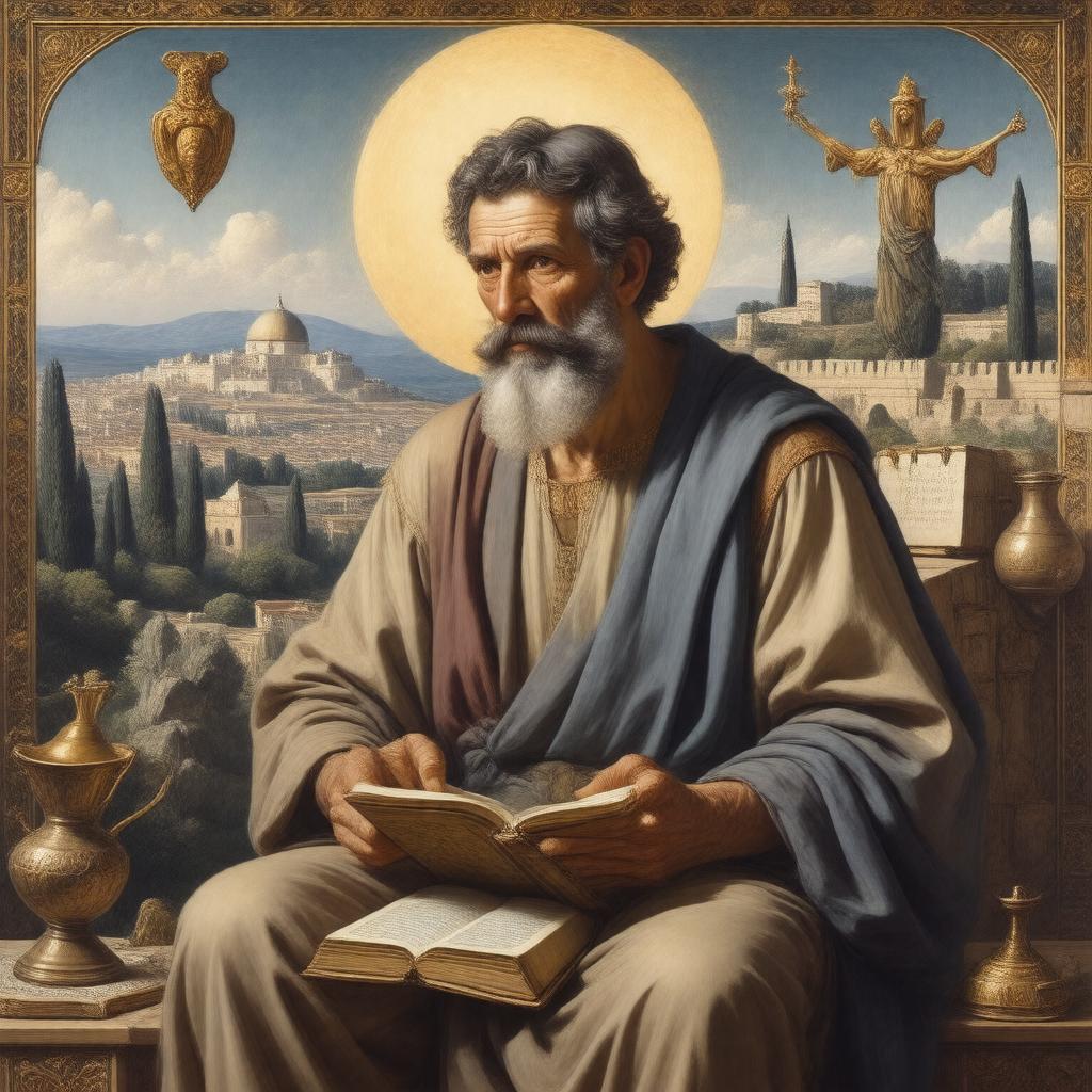 AI-created image of Judah Halevi