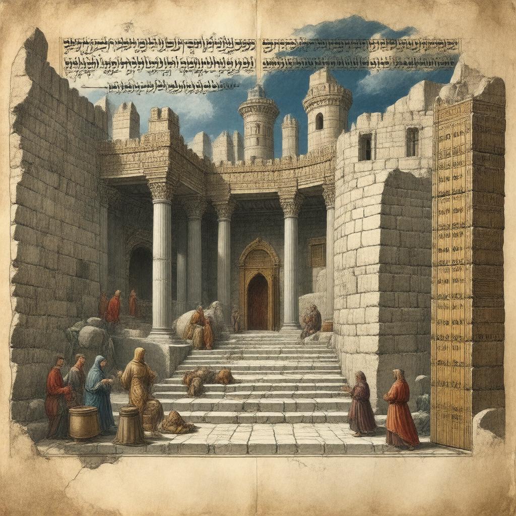 AI-created image of Judeo-Arabic
