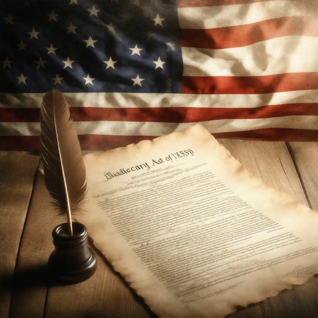 AI-created image of Judiciary Act of 1789