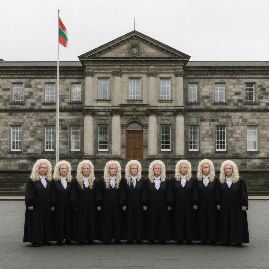 Click to view larger image AI-created image of Judiciary of Northern Ireland