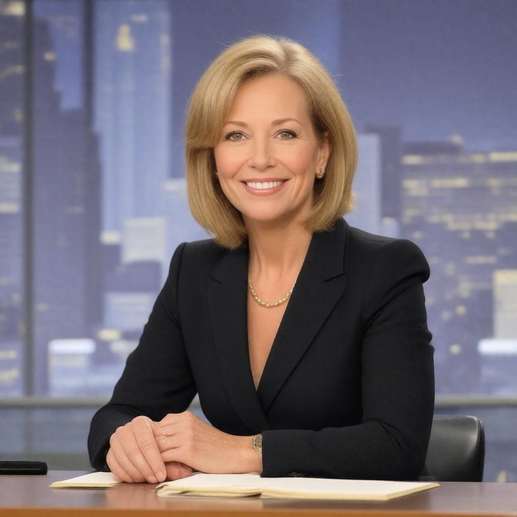 AI-created image of Judy Woodruff