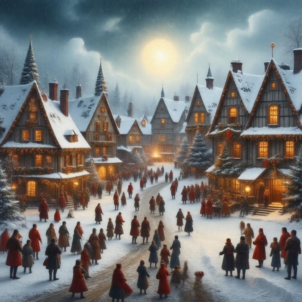 AI-created image of Julefest