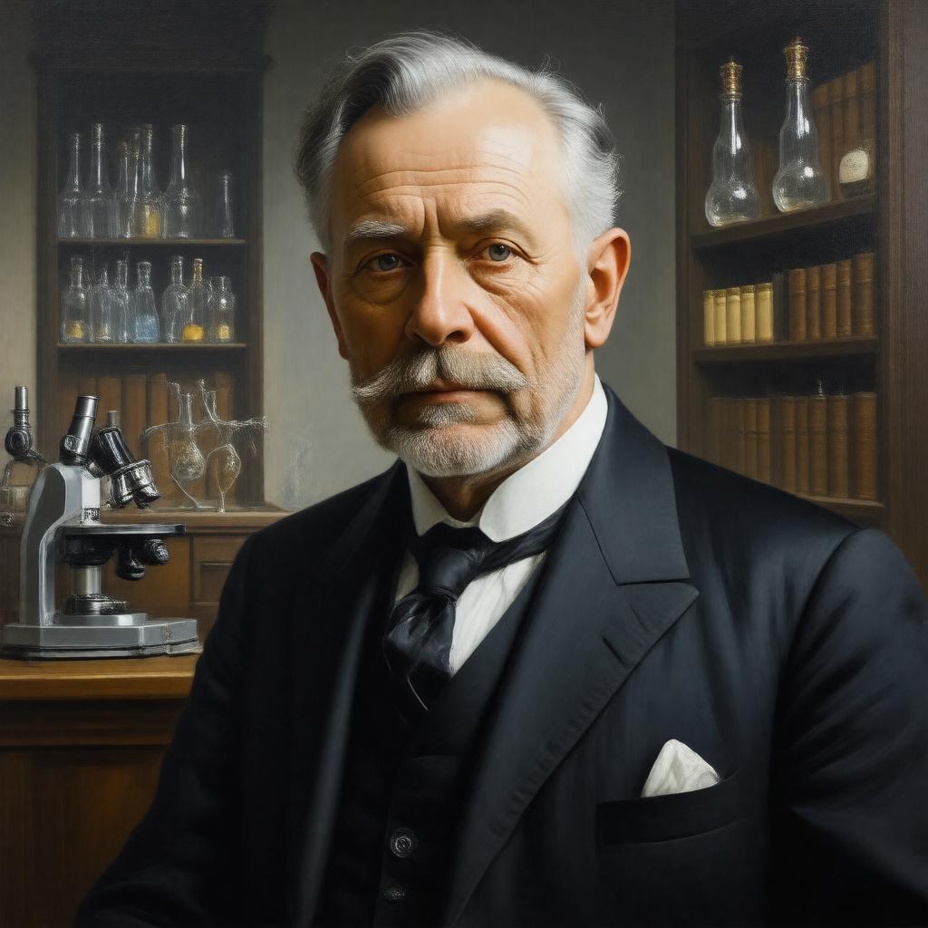 AI-created image of Jules Bordet