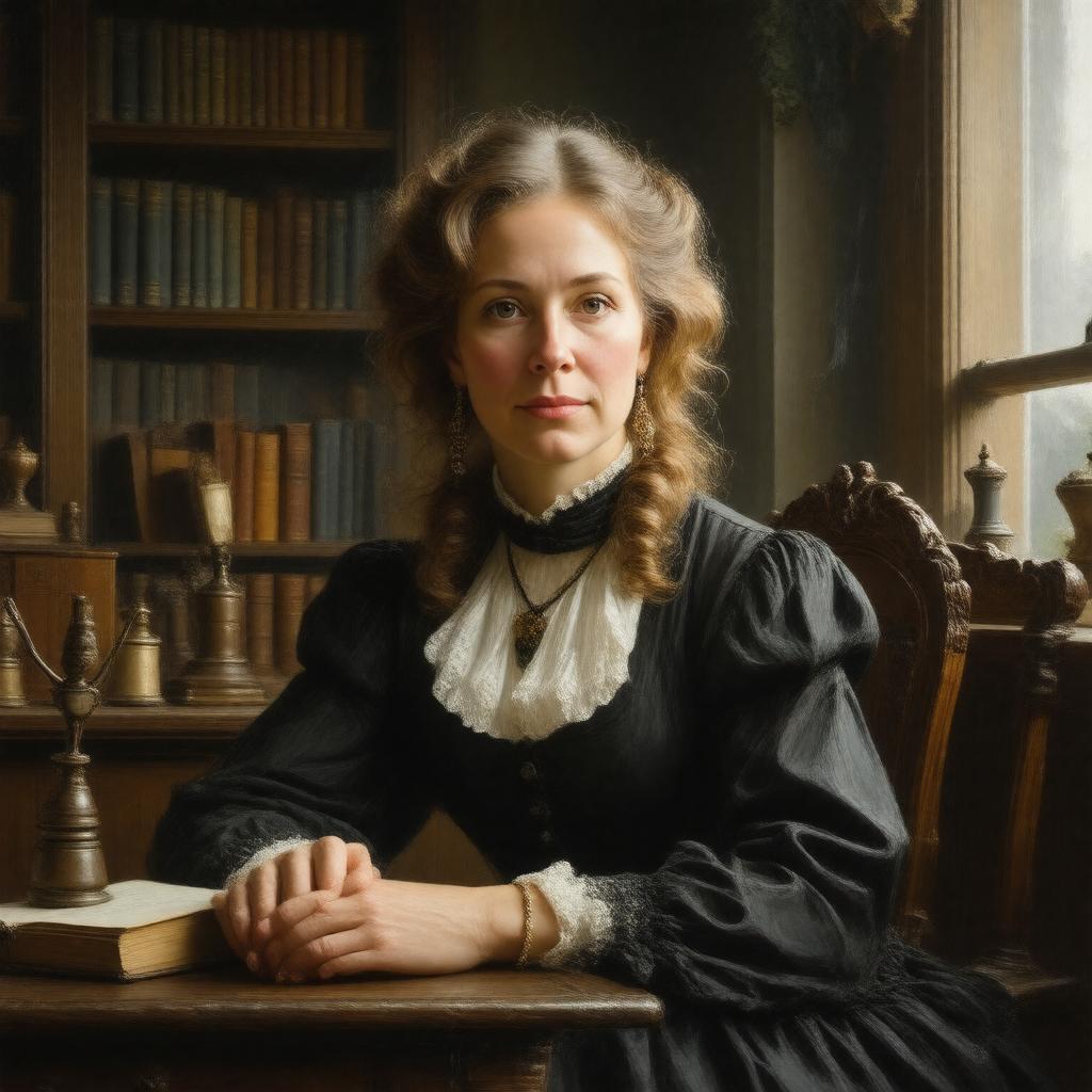 AI-created image of Julia Ann Crawford