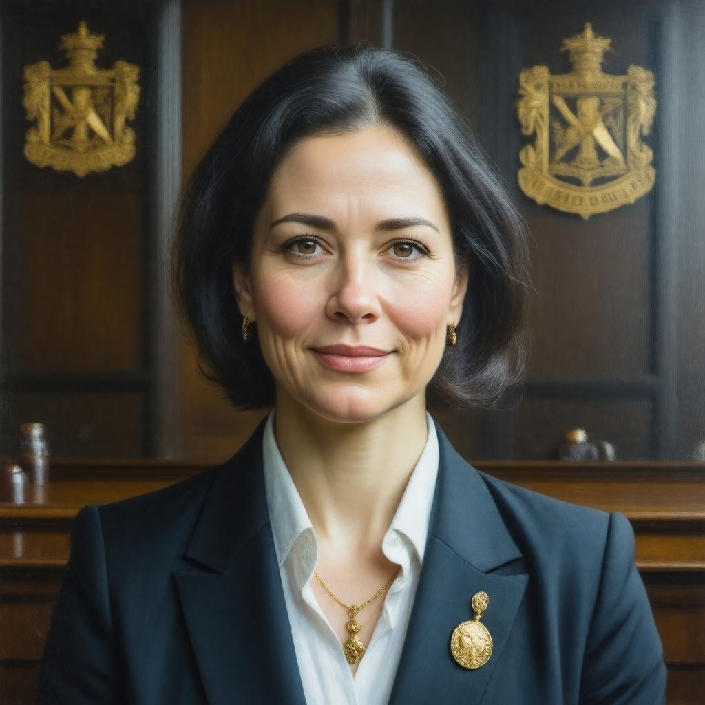 AI-created image of Julia Black