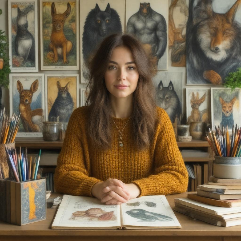 AI-created image of Julia Jeffrey