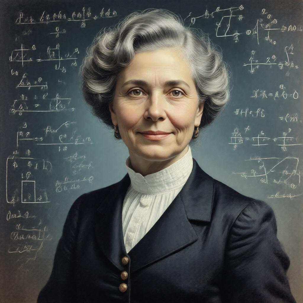 AI-created image of Julia Robinson