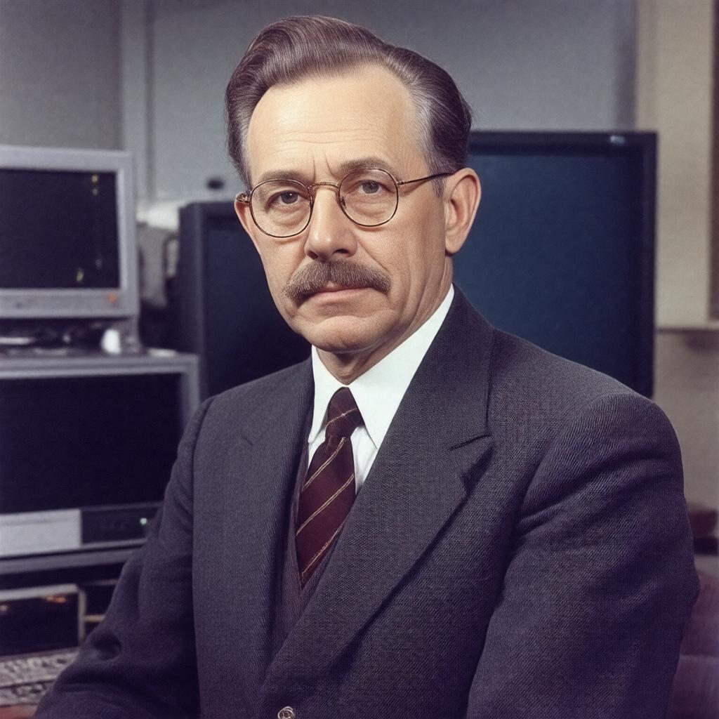 AI-created image of Julian Bigelow