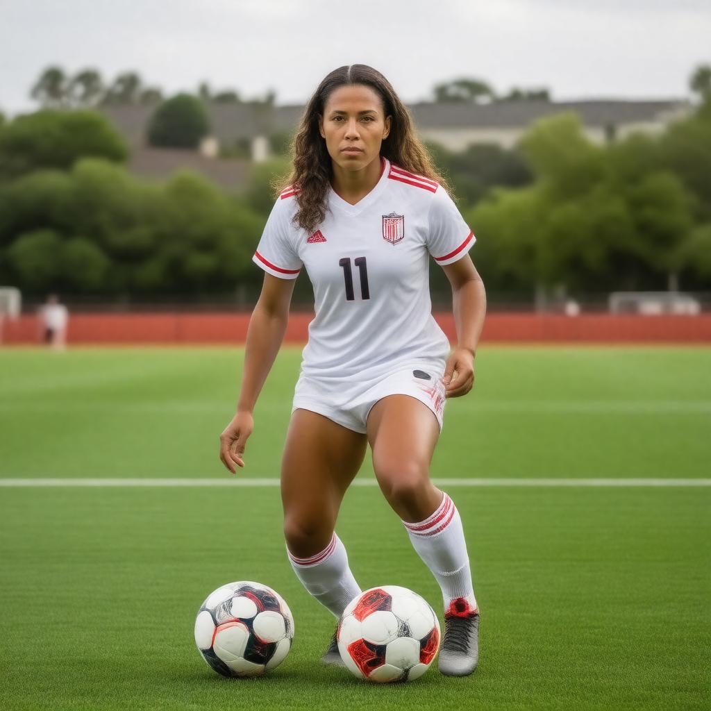 AI-created image of Julie Foudy