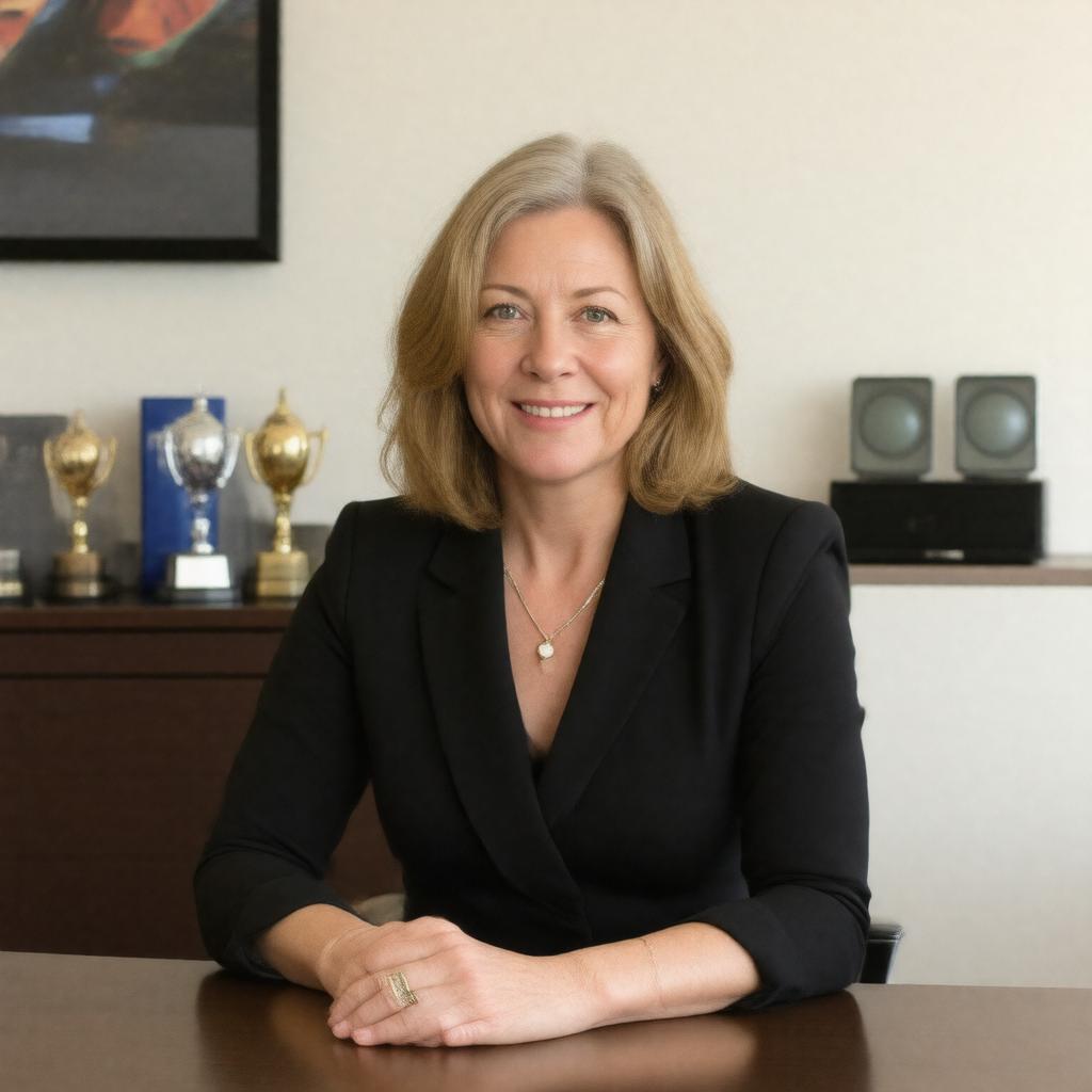 AI-created image of Julie Gardner