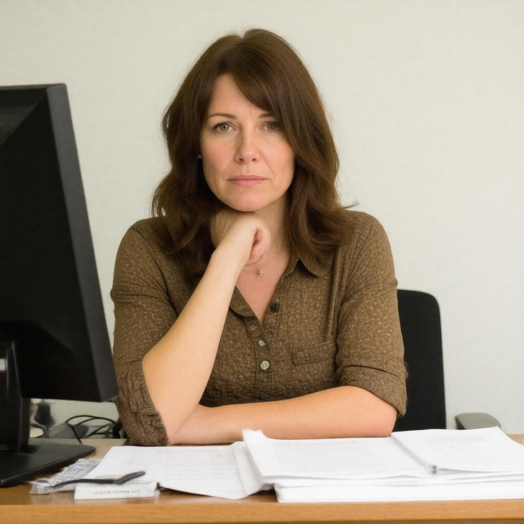 AI-created image of Julie Higinbotham