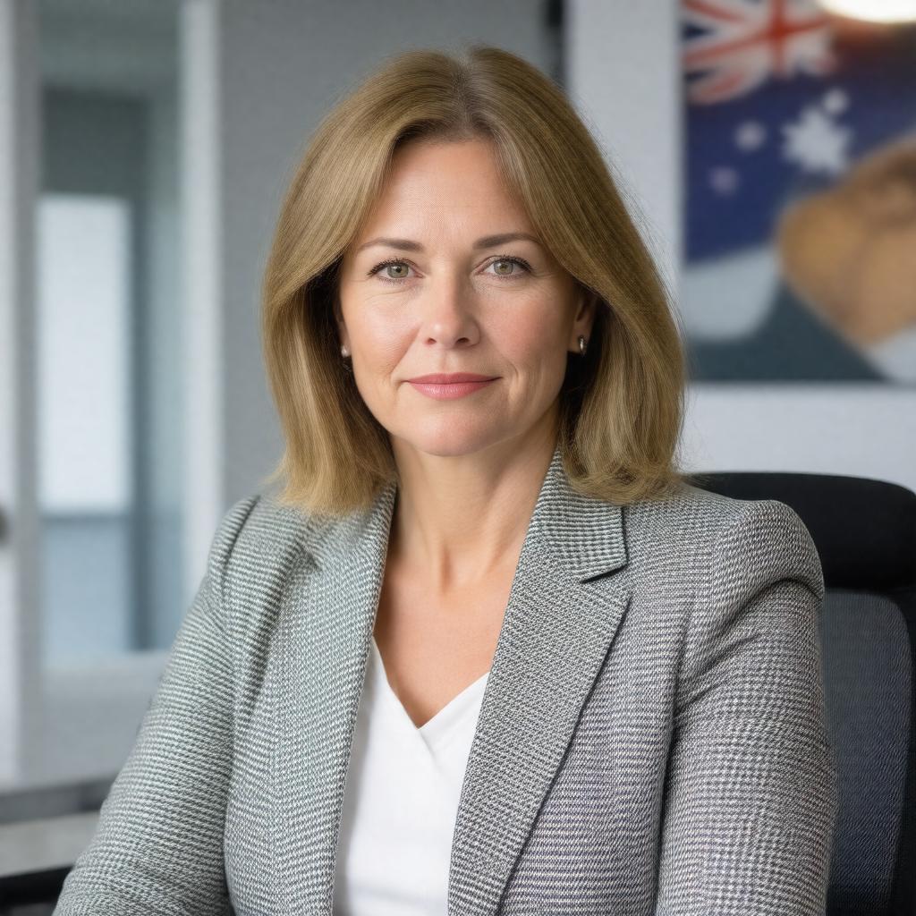 AI-created image of Julie Meyer