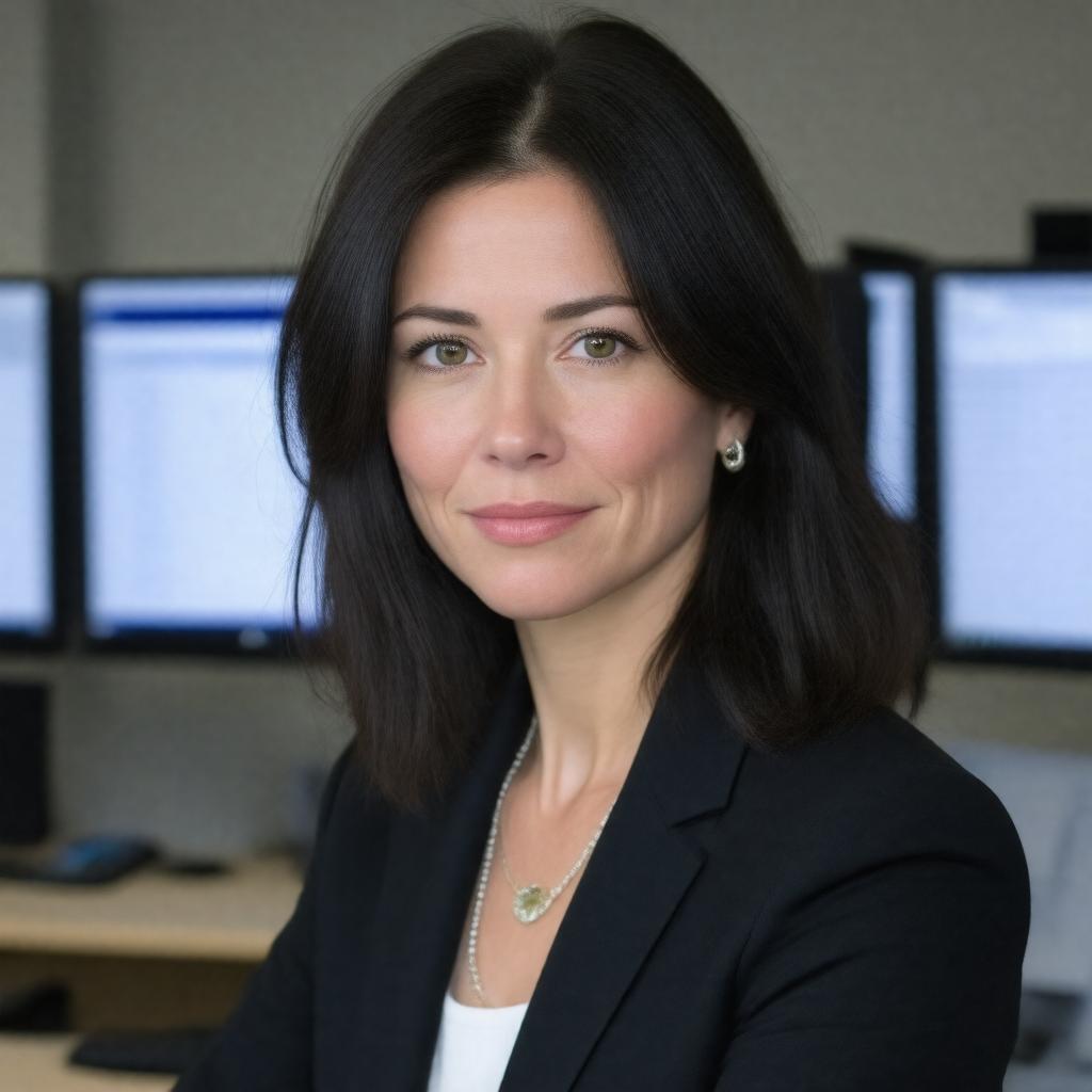 AI-created image of Julie Pace