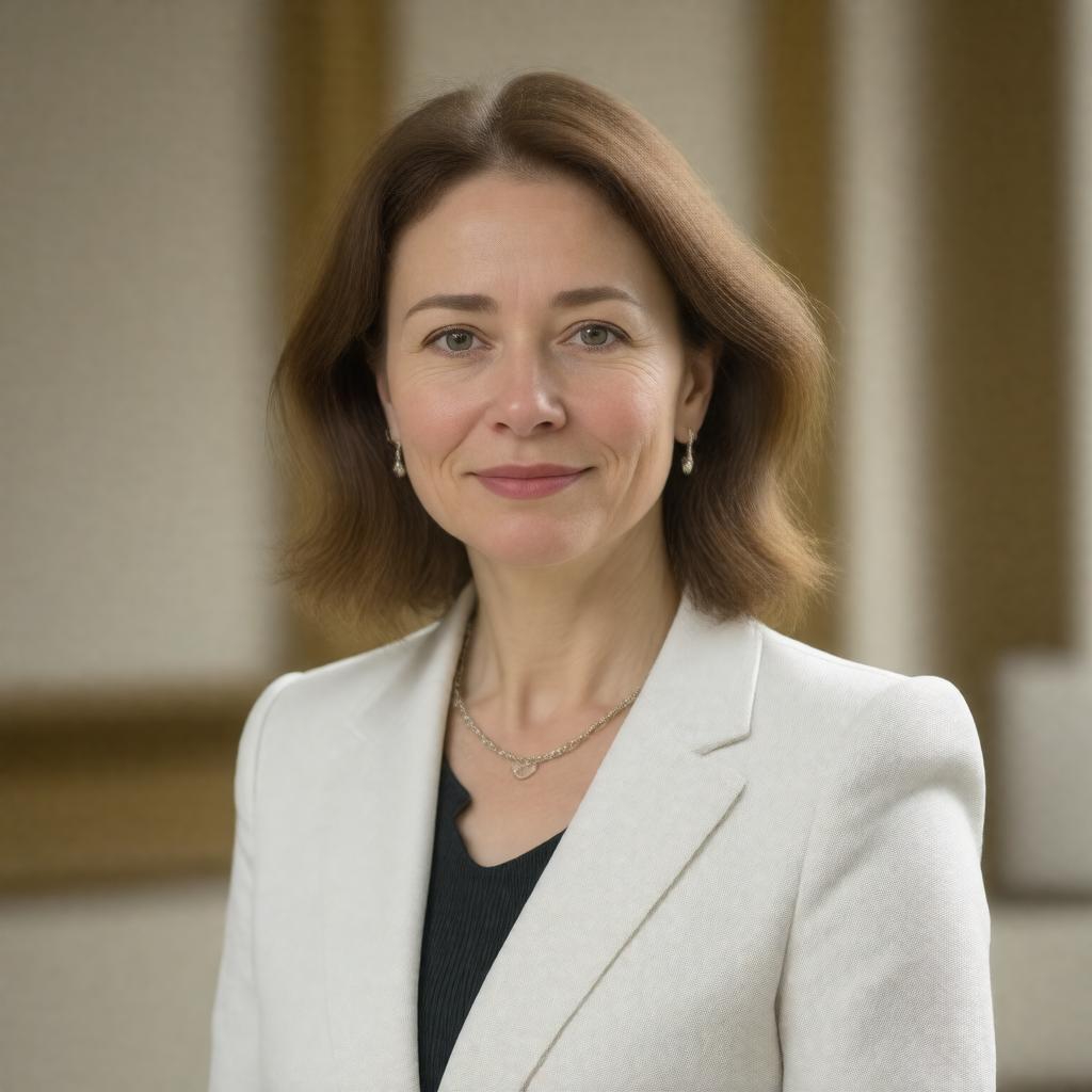 Click to view larger image AI-created image of Julie Sanders