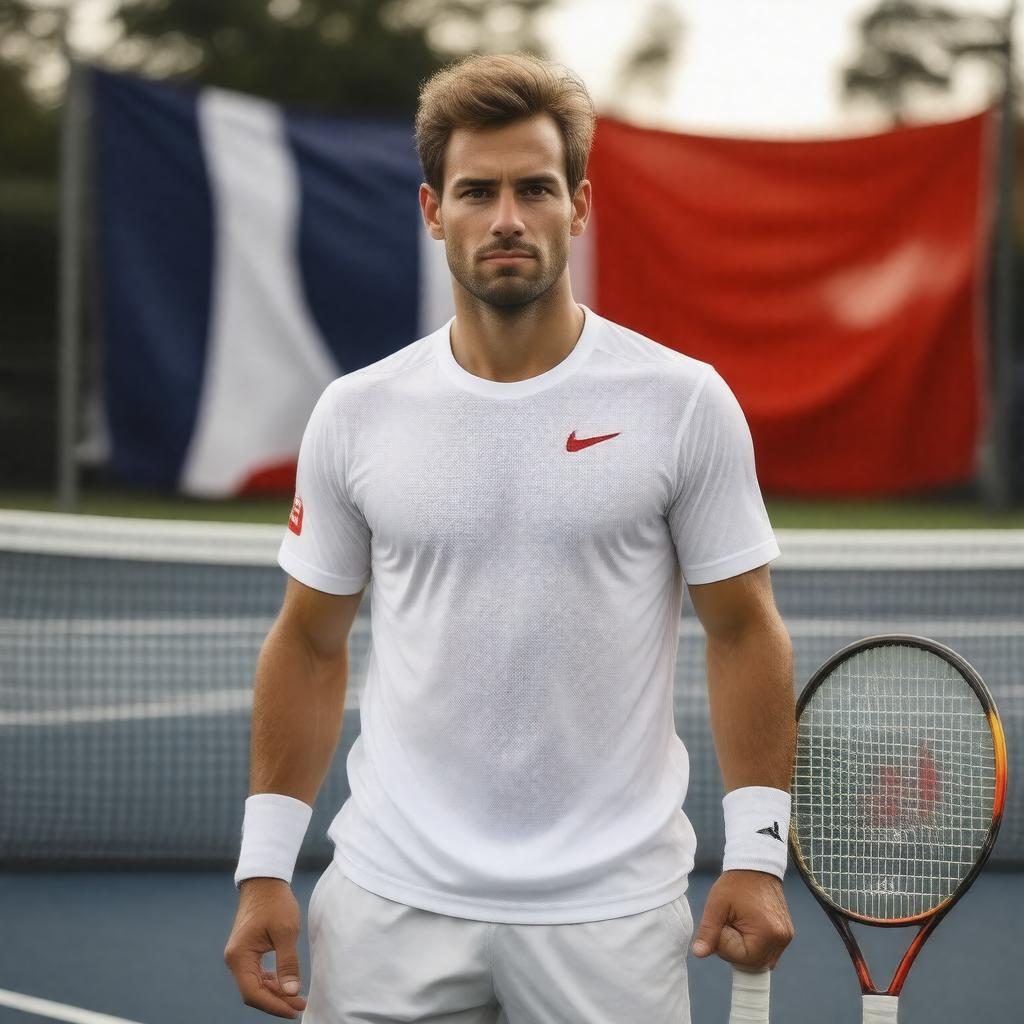 AI-created image of Julien Benneteau
