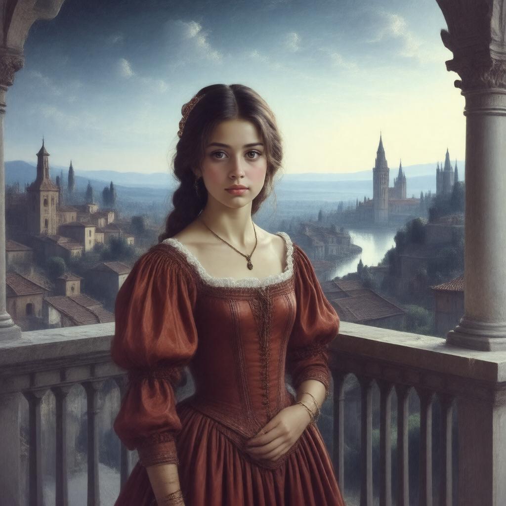 Click to view larger image AI-created image of Juliet