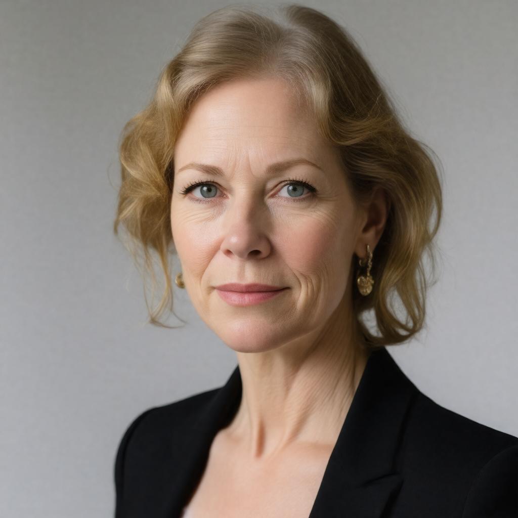 AI-created image of Juliet Stevenson