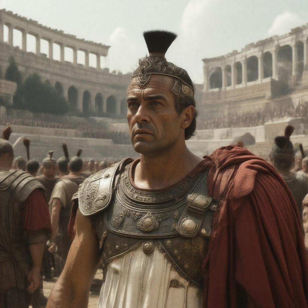AI-created image of Julius Caesar (film)