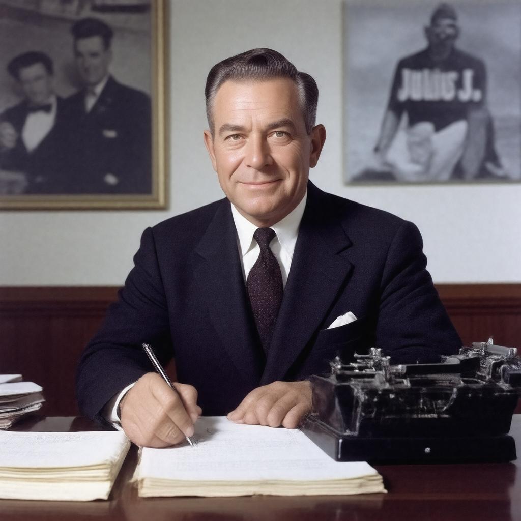 AI-created image of Julius J. Epstein