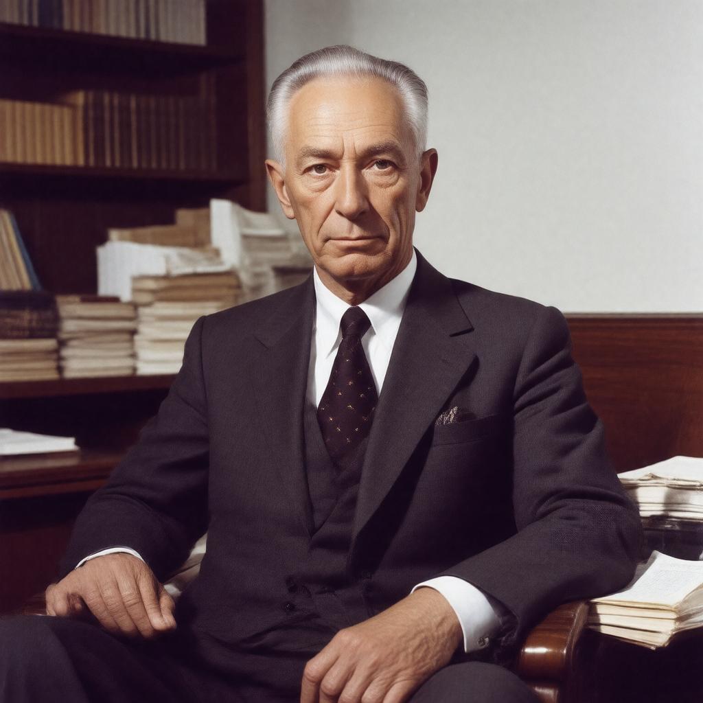 AI-created image of Julius Robert Oppenheimer
