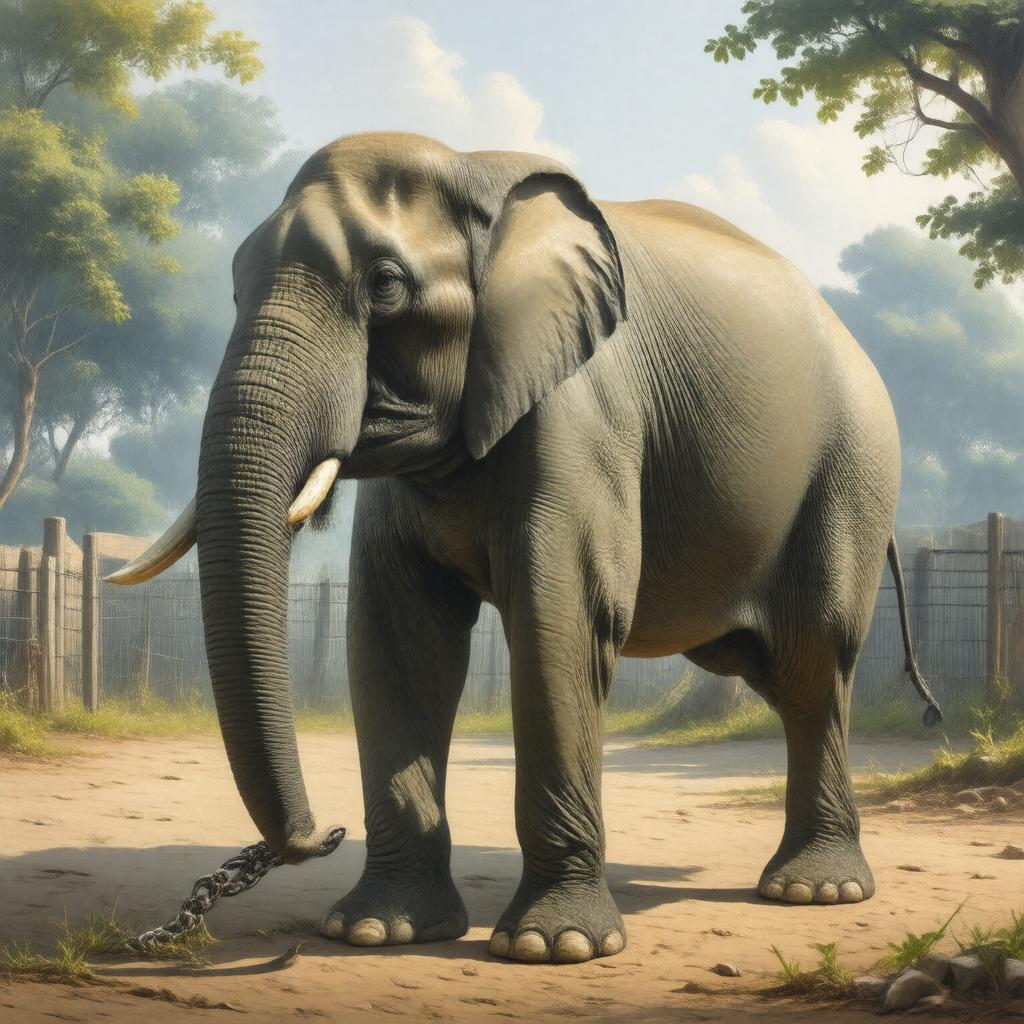 Click to view larger image AI-created image of Jumbo (elephant)