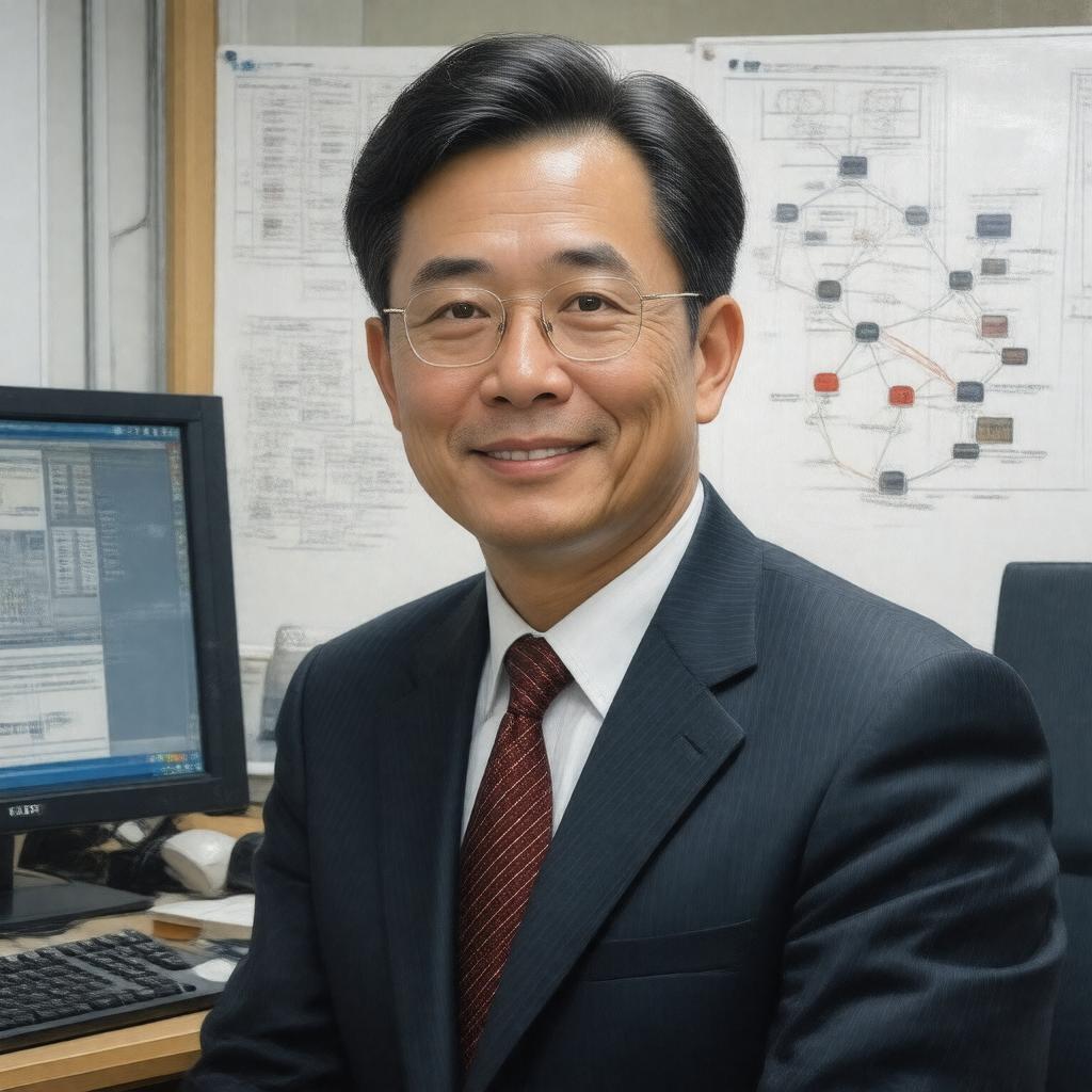 AI-created image of Jun Murai